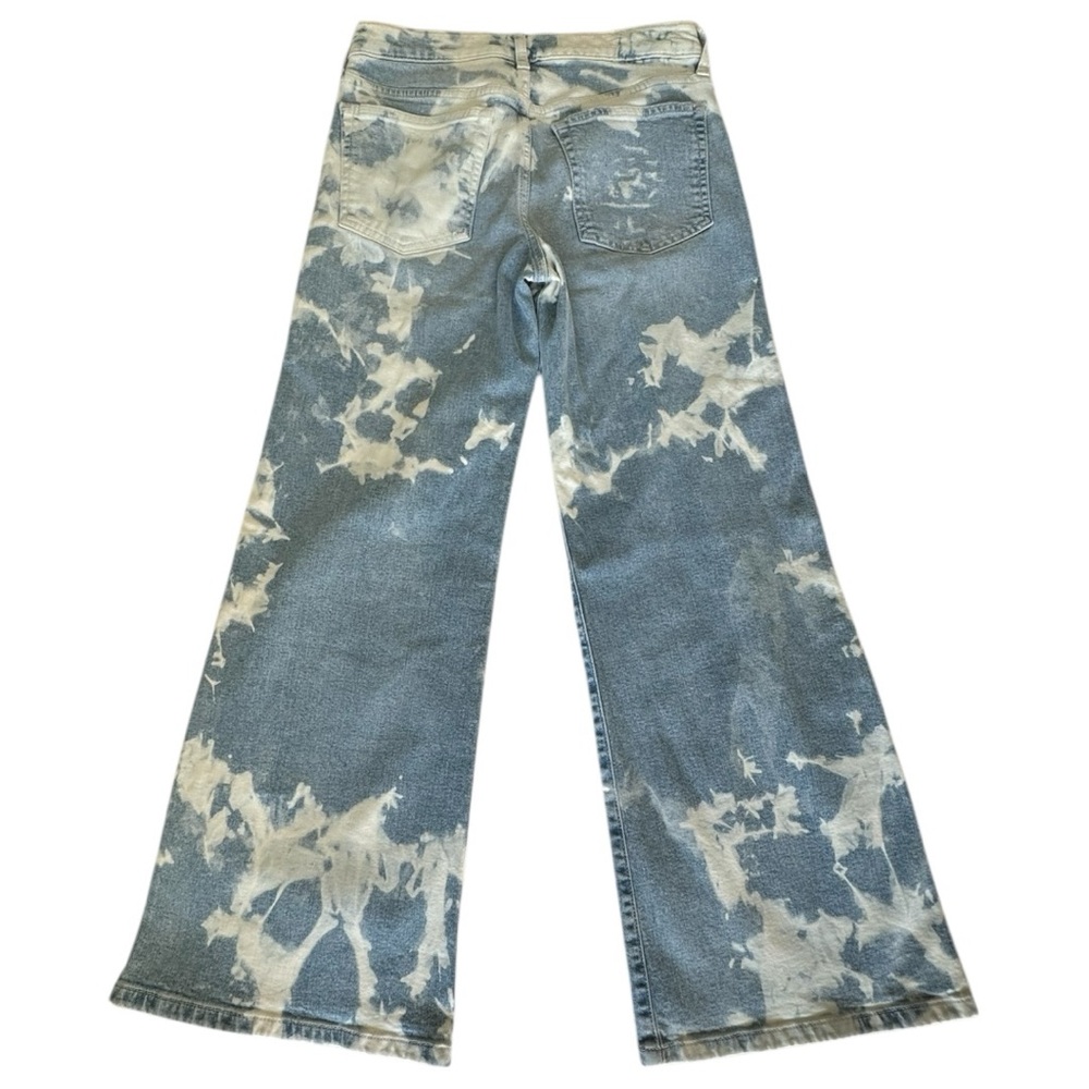 Etica Romi Mid Rise Wide Leg Jeans Cloud Drift Size 27 NWT Sustainable Denim - Picture 2 of 9